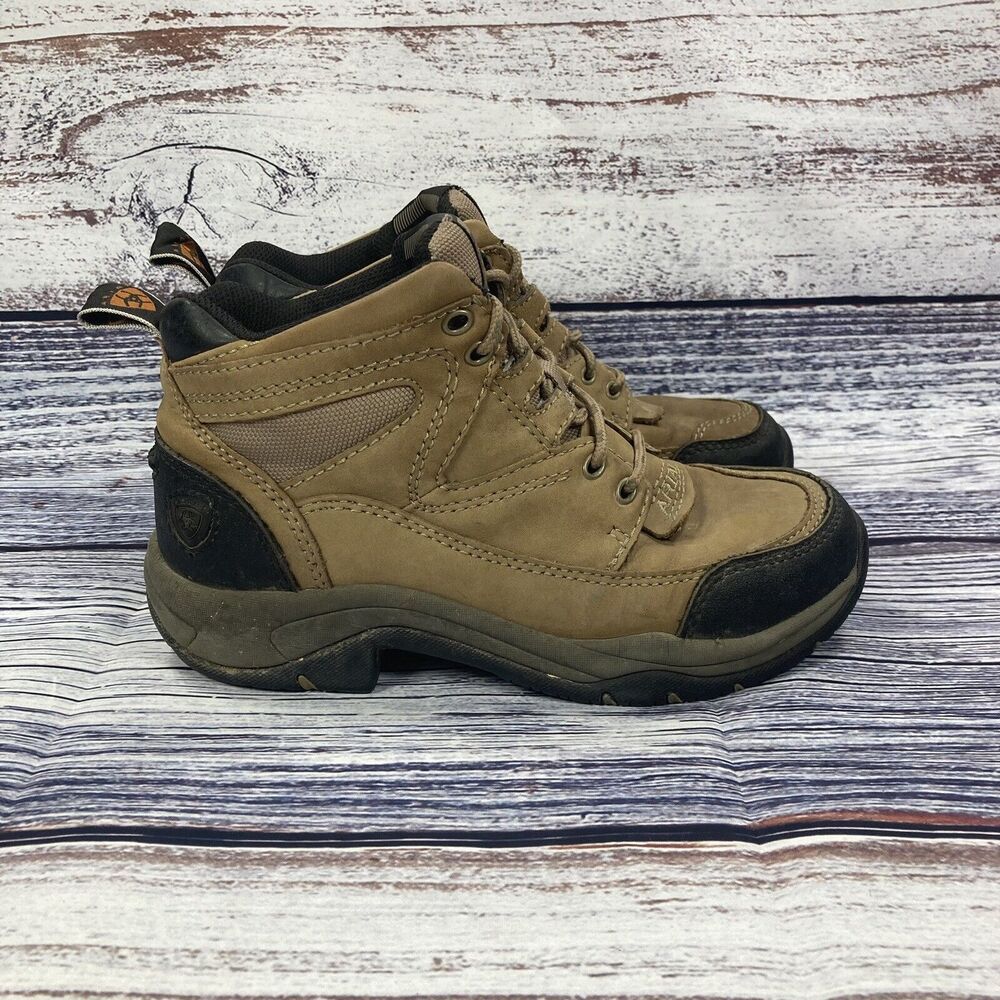 Ariat Terrain ATS Taupe Brown Lace Up Boots, Women’s size 5.5